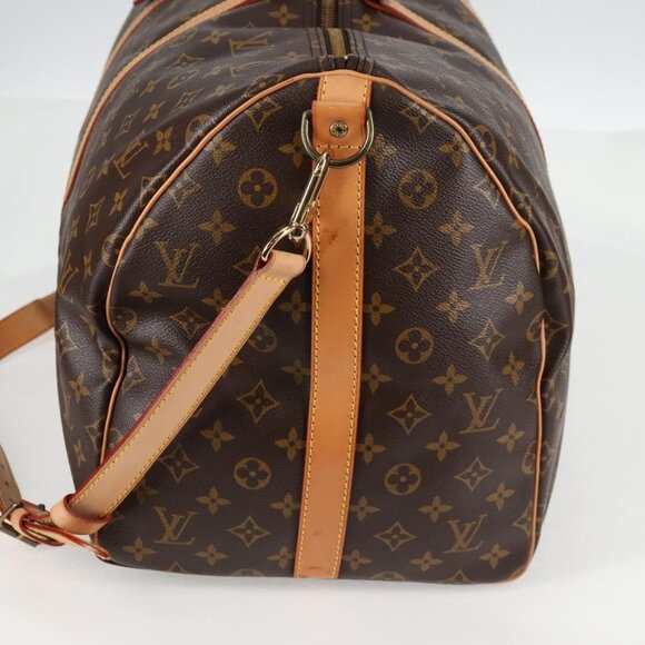 LOUIS VUITTON Monogram Keepall Bandouliere 55 Boston Bag - Picture 12 of 16
